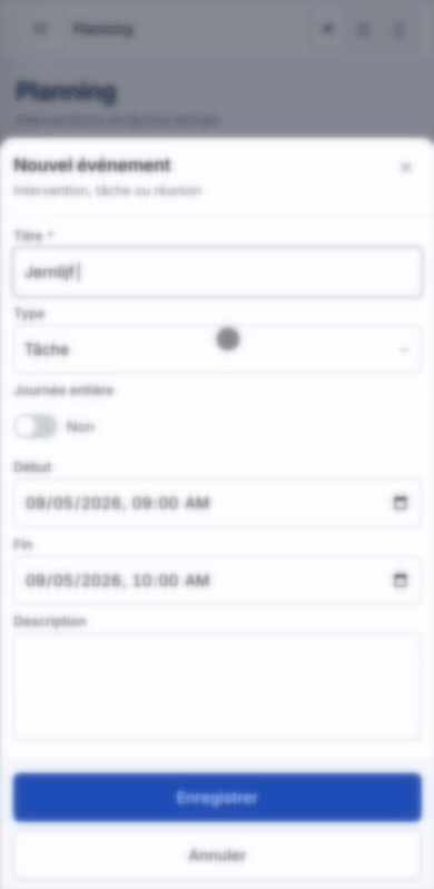 Vue mobile : Alianis